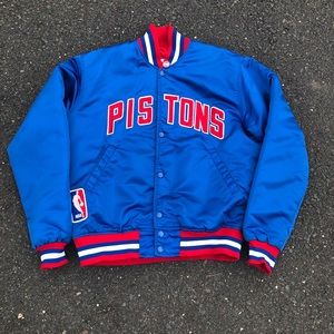 VINTAGE STARTER DETROIT PISTONS SATIN JACKET